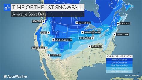 Via Accuweather Weatherwhys The First Measurable Snowfall