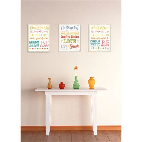 Stupell Industries Live Simple Typography Wall Plaque And Reviews Wayfair