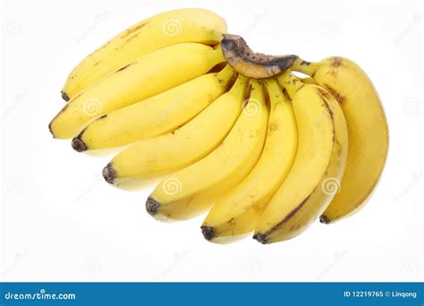 Banana Stock Image Image Of Bunch White Object Digestion 12219765
