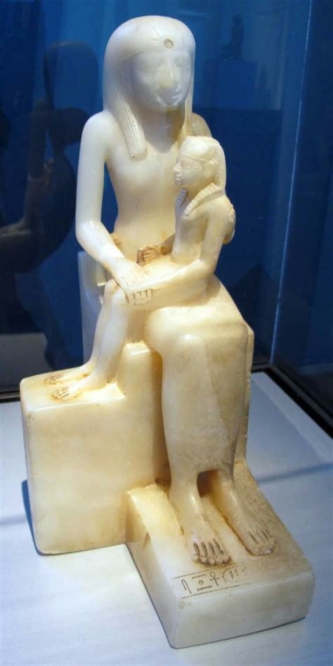 Alabaster Statue Of Ankhesenpepi Ankhesenmeryre Ii Wife Of The Th Dynasty Pharaohs Pepi I And