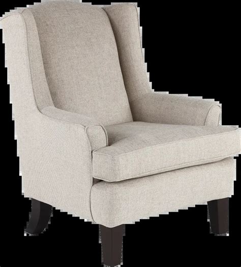 Andrea Classic Light Gray Upholstered Wingback Chair Rc Willey