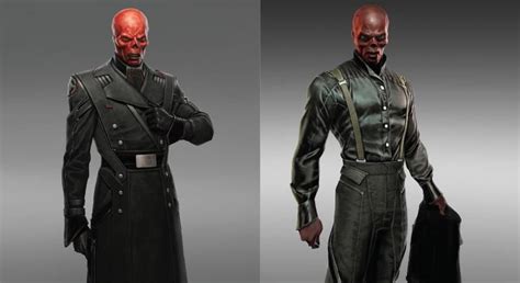Road To Infinity War Red Skull Concept Art From Captain America The