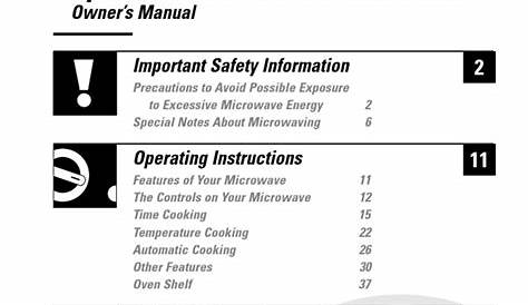 GE Microwave Spacemaker XL manual | Roasting | Oven