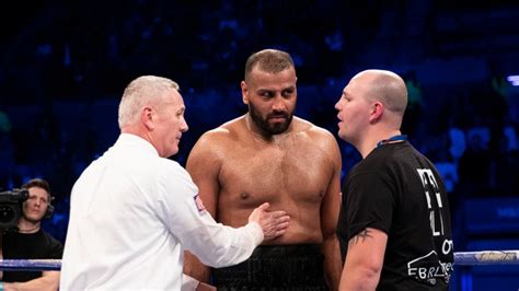 Kash Ali Gets Six Month Ban And £10000 Fine For Biting David Price Boxing News Sky Sports