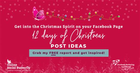 12 Days Of Christmas Facebook Post Ideas And Inspiration