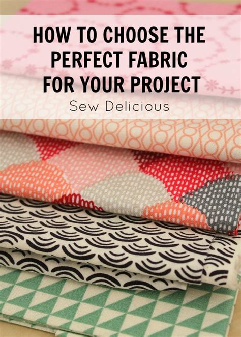 How To Choose Fabric The Daily Seam