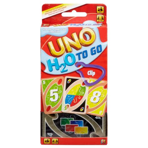 Mattel Games Uno H20 To Go Juego De Cartas Multicolor Kidinn