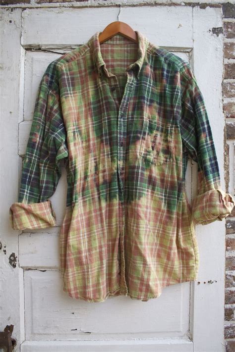 Check out our diy flannel selection for the very best in unique or custom, handmade pieces from our oxfords & button downs shops. X-Large Distressed Flannel | Vintage flannel shirt ...