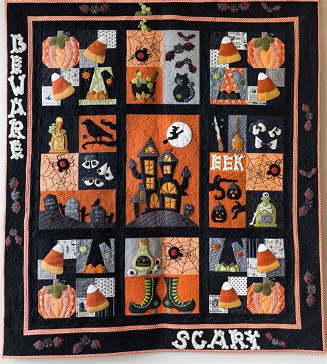 Free Halloween Quilt Patterns I Am Sure You Will Find Something To Suit