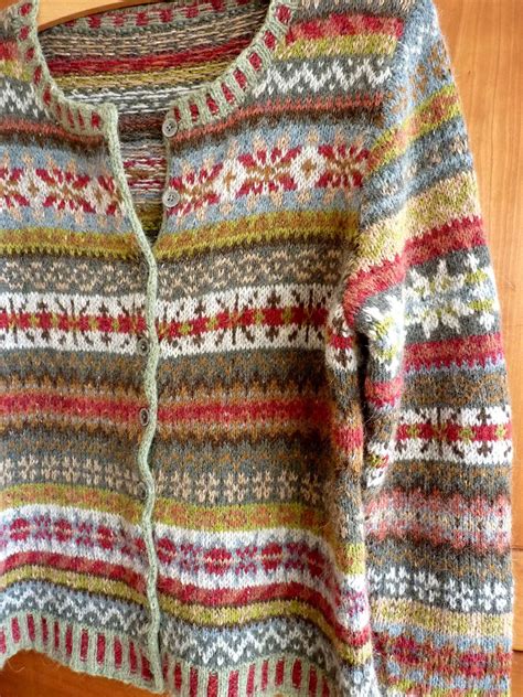 Fair Isle Sweater Knitting Pattern Np