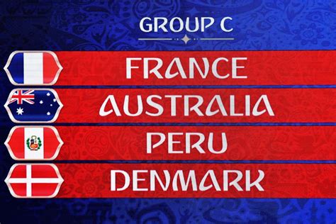fifa world cup 2018 group c final standings france australia peru denmark guide table