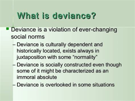 Chapter 6 Deviance And Social Control Ppt