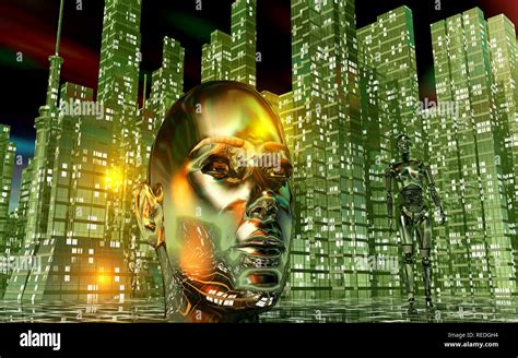 A City Controlled By Artificial Intelligence Stock Photo Alamy