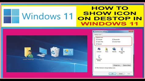 How To Show Desktop Icons In Windows Show Default Desktop Icons In Windows Windows