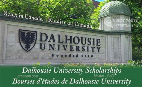Bourses DÉtudes De Dalhousie University Pour étudier Au Canada