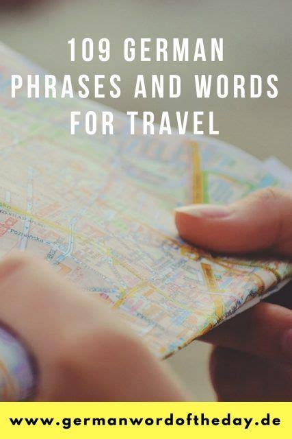109 Useful German Phrases And Words For Travelling With Pdf Travel