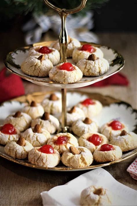 Italian wedding cookies, italian christmas cookies, or anise cookies (…but mine are almond flavored.) sometimes, when the baker would add too much when making this cookie, it's important to refrigerate them for at least an hour in order for the cookie to bake in its characteristic tall shape. One of the most popular of all Italian cookies, these ...