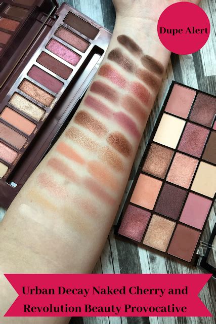 Urban Decay Naked Cherry And Revolution Beauty Reloaded Provocative Palette Dupe Alternative