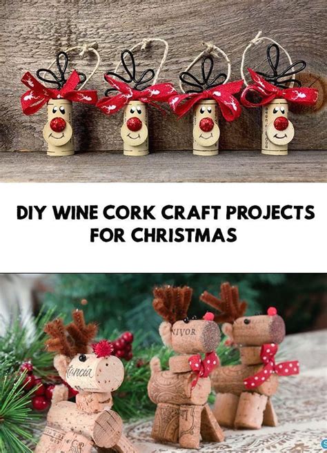 Diy Wine Cork Craft Projects For Christmas Christmas Is A Holiday We