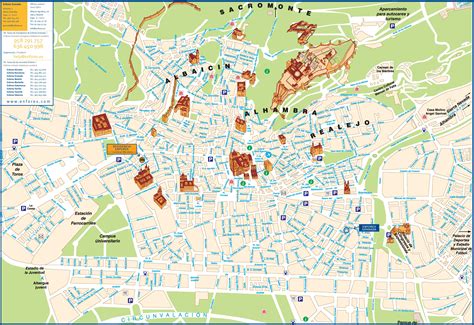 Granada City Center Map
