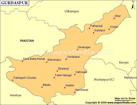 Gurdaspur Parliamentary Constituency Map Election Results