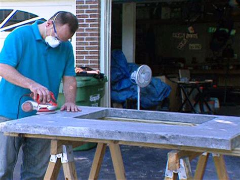 It's possible to parge outdoor and indoor. How to Make a Concrete Countertop | how-tos | DIY