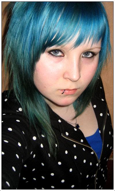 Bob Hairstyles Blue Hair Color Picture