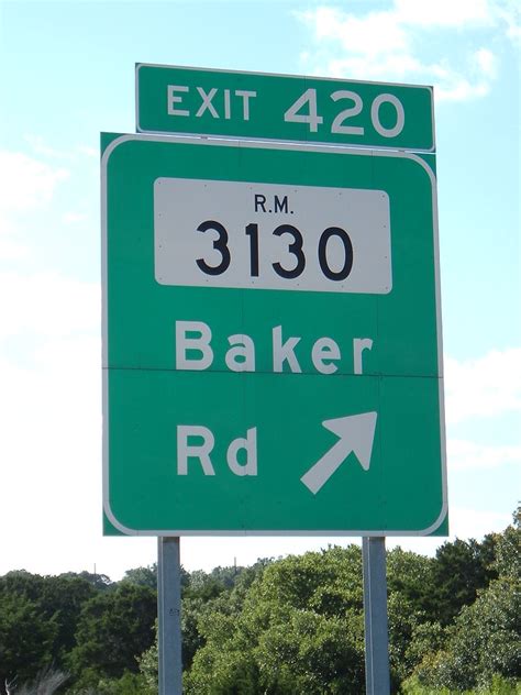 Exit 420 Baker Rd Barreratif Flickr