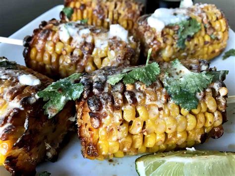 It is basically boiled or roasted corn on the cob that is smothered in mayo, cheese, chili powder cotija cheese is a mexican cheese that has a similar taste to feta. Copycat Chili's Corn, Made with Thai Chili and Coconut milk - Healthy Thai Recipes