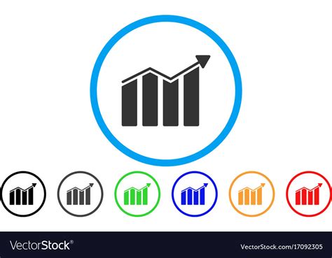 Trend Rounded Icon Royalty Free Vector Image Vectorstock