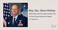 Brig. Gen. Steve Whitney Talks SAF/SQ Mission Focus Areas, Adversary ...