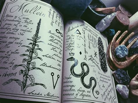 Lunarearthwitch “the Hedge Witches Grimoire A Beautiful Spell Book Of