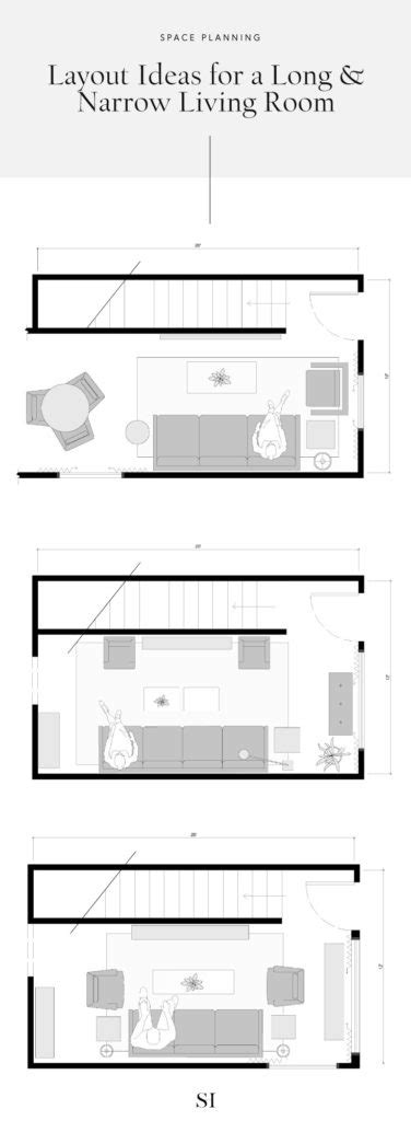 How To Layout Furniture In A Long And Narrow Living Room 4 Floor Plan