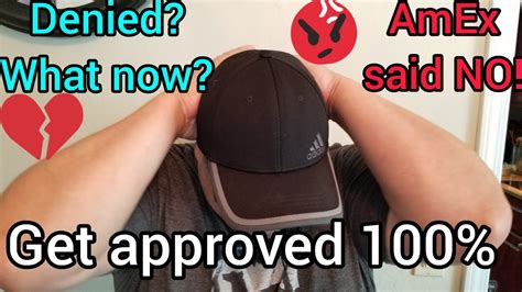 Denied An American Express Credit Card What Now Get Approved Anyway Youtube