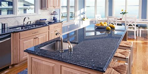 Get An Amazing Kitchen With Blue Granite Countertops Fayetteville