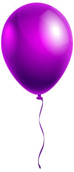 Single Purple Balloon Png Clipart Image Purple Balloons Balloons