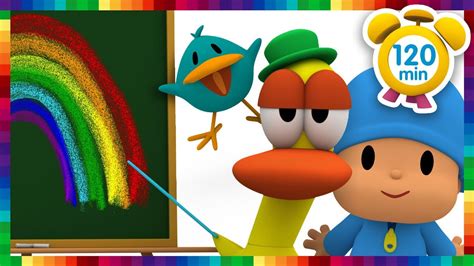 🌈 Pocoyo In English Learn Colors 120 Minutes Full Episodes