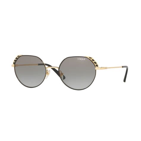Vogue Vo 4133s 28011 Gold Black Sunglasses Woman