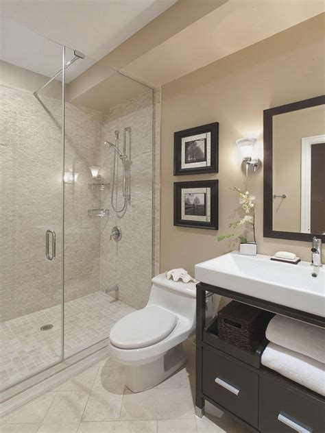You can choose from the simple addition of furniture to spice up, or you want to do something greater. Small Full Bathroom Remodel Ideas 10 - DECORATHING