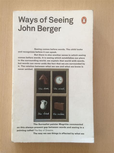 Ways Of Seeing John Berger Reading Lists Book Worth Reading Letters