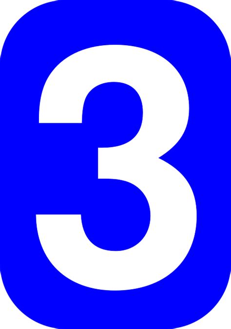 Tres Número 3 · Gráficos Vectoriales Gratis En Pixabay