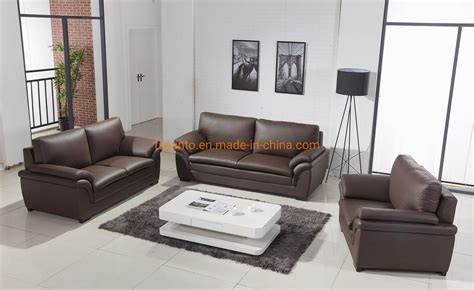 Modern European Style Genuine Leather Customized Home Furniture 123