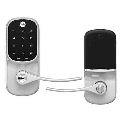 Yale Assure Lever Satin Nickel Lock With Touchscreen Keypad Yrl226 Nr 619