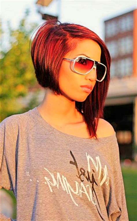 Such a hairstyle can sharp the right angle near the pretty female face, make it more expressive, softer, and beautiful. 26 Cool Asymmetrical Bob Hairstyles | Styles Weekly