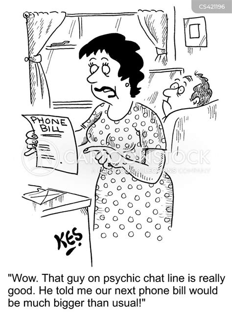 psychic hotline cartoons and comics funny pictures from cartoonstock