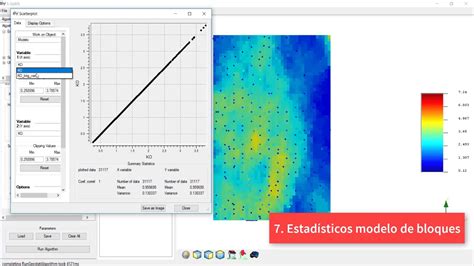 Bloques Categorizados Varianza De Estimación Ko Sgems Youtube