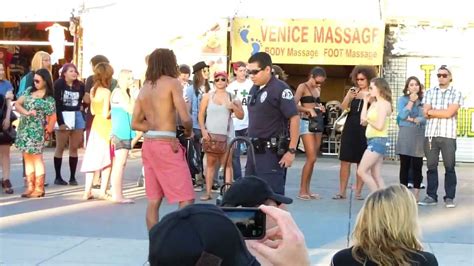 Tm Show Interrupted By Police At Venice Beach Youtube