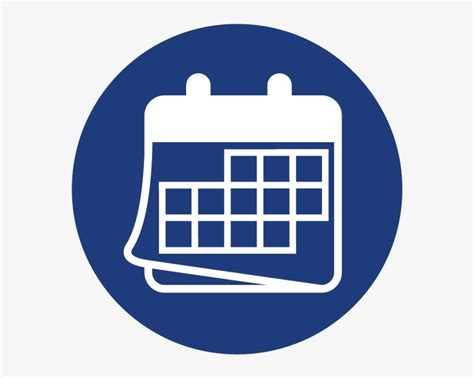 Logo Calendar Calendar Icon Png Blue Free Transparent Png Download