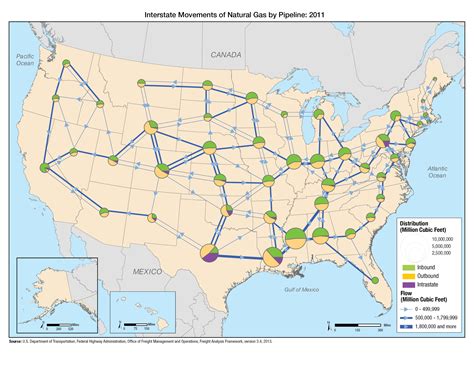 Natural Gas Pipeline System Map