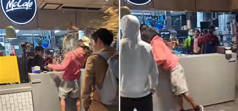 Australia Mcdonalds Employee Throws Drink At Rude Customer